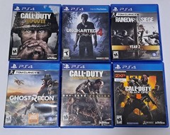 PS4 Slim Call of Duty: WWII Limited Edition 1TB Camo With 6 Games Lot!