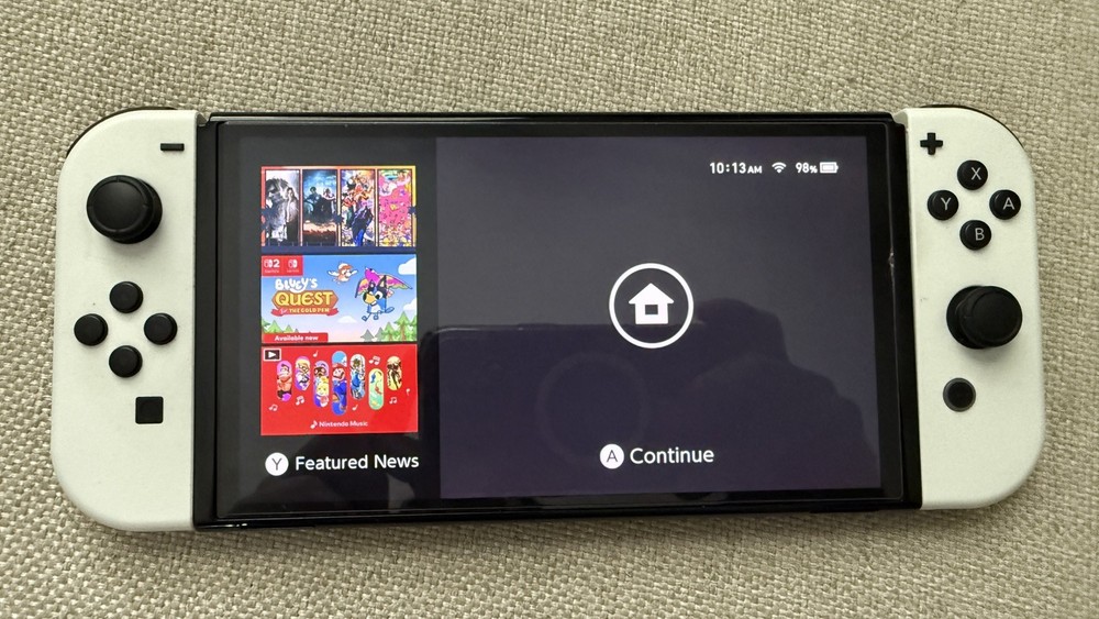 Nintendo Switch OLED Version Console and Joy-Cons 64GB WiFi White with Dock