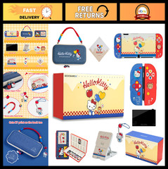 11-in-1 Switch OLED Accessories Bundle: Carrying Case, Screen Protector, Game Ca