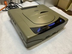 Sega Saturn Console Gray HST 3200 Cable set Tested USED clean up inside Japan