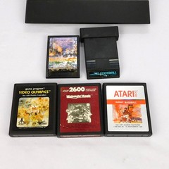 Atari 2600 Junior Rainbow Console Bundle w/ Cables Games & Controller Tested
