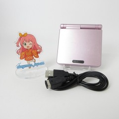 【Excellent】Nintendo GameBoy Advance SP Pearl Pink GBA Console #DEN0423/09