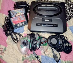 Sega Genesis Black “MINT CONDITION” Model 2 Console MK-1631