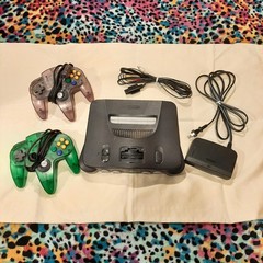 Nintendo 64 Console And 2 Conrollers ONLY – NUS-001 (USA) – Charcoal Tested