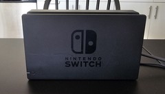 Nintendo Switch Console Bundle w/ Dock, Gray + Red/Blue Joy-Con, Games, Case