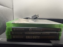 Microsoft Xbox One Console Only Model 1540 W/cables & 4 Games – Tested & Work