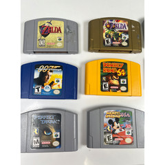 Nintendo 64 Console Bundle With Controllers and 10 Games Including Zelda Majora