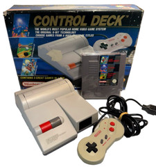NES Top Loader Console N64 Boxed With Manual PAL 3 in 1 Game Mario Tetris Soccer