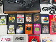 1980 ATARI2600 CX2600A Console With Original Box & Accessories & Games