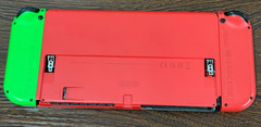 Nintendo Switch OLED – Red Model – Fair Used Cond – Chipped Plastic – Works READ