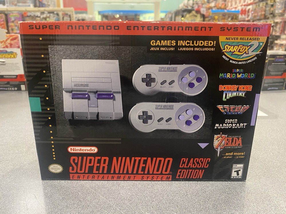 SNES Super Nintendo Entertainment System Original Classic Edition W/Receipt 2017