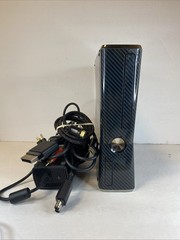 Xbox 360 S Black Model 1439 Carbon Sticker
