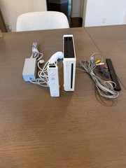 Nintendo Wii White Console w/ Wii Remote & Nunchuk – See Description