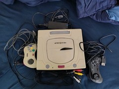Sega Saturn White Console JP (Upgraded PSU And New Battery)