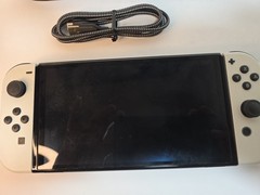 Nintendo Switch OLED Model Handheld Gaming Console White Black USB-C