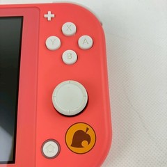 Nintendo Switch Lite Animal Crossing A Rank Coral Pink Console & Soft Case