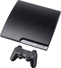 Sony PlayStation 3 Slim Black Console Wi-Fi Blu-Ray HDMI. for parts or repair
