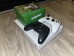 Microsoft Xbox One S Console with Controllers, Games, Wi-Fi, Internet Browsing