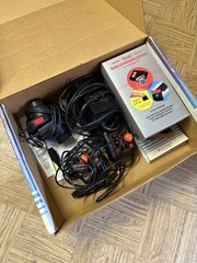 Commodore 64 Controllers And Games. Two Rotary And Two Joystick Controllers