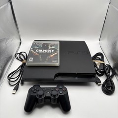 Sony PlayStation 3 PS3 Slim Console 320GB (3001B) w/Controller & Cables Working!