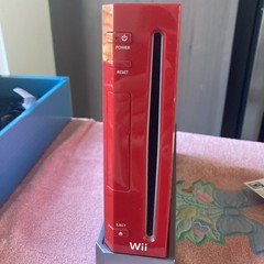 Nintendo Wii Red Console cib Bundle Nice! 4 Games see description