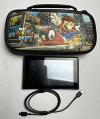 Nintendo Switch Console Only HAC-001(01) 32GB No Joycons / Carrying Case / Works
