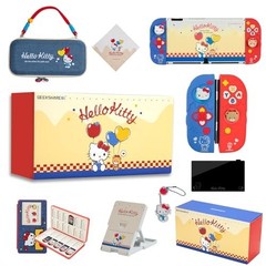 Switch Accessories Bundle for OLED – 11 in 1 Carrying Case, Game Card Holder, Sc
