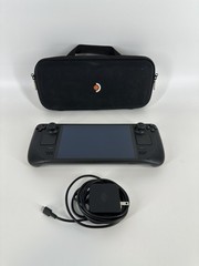 Valve Steam Deck OLED Handheld Console Black 512GB w/ Case & Charger – Very Good