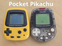 Pocket Pikachu Color Yellow ＆ Clear 2 set Pedometer Pokemon Used Tested Japan