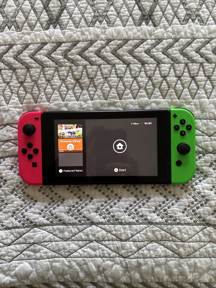 Nintendo Switch Original Console Neon Red/Blue Joy