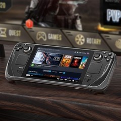 Shockproof and Scratch-Resistant TPU Case for Steam Deck – Easy Access Cut-Outs