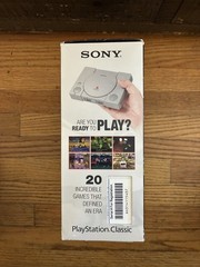 PlayStation Classic Mini Console – Complete In Box (Used Once)
