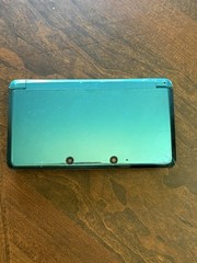 Nintendo 3DS Aqua Blue Handheld Console System CTR-001 Tested Heavy Wear/Scratch