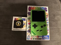Modretro Chromatic (Leaf Green) with Black button swap and Rechargeable Core!