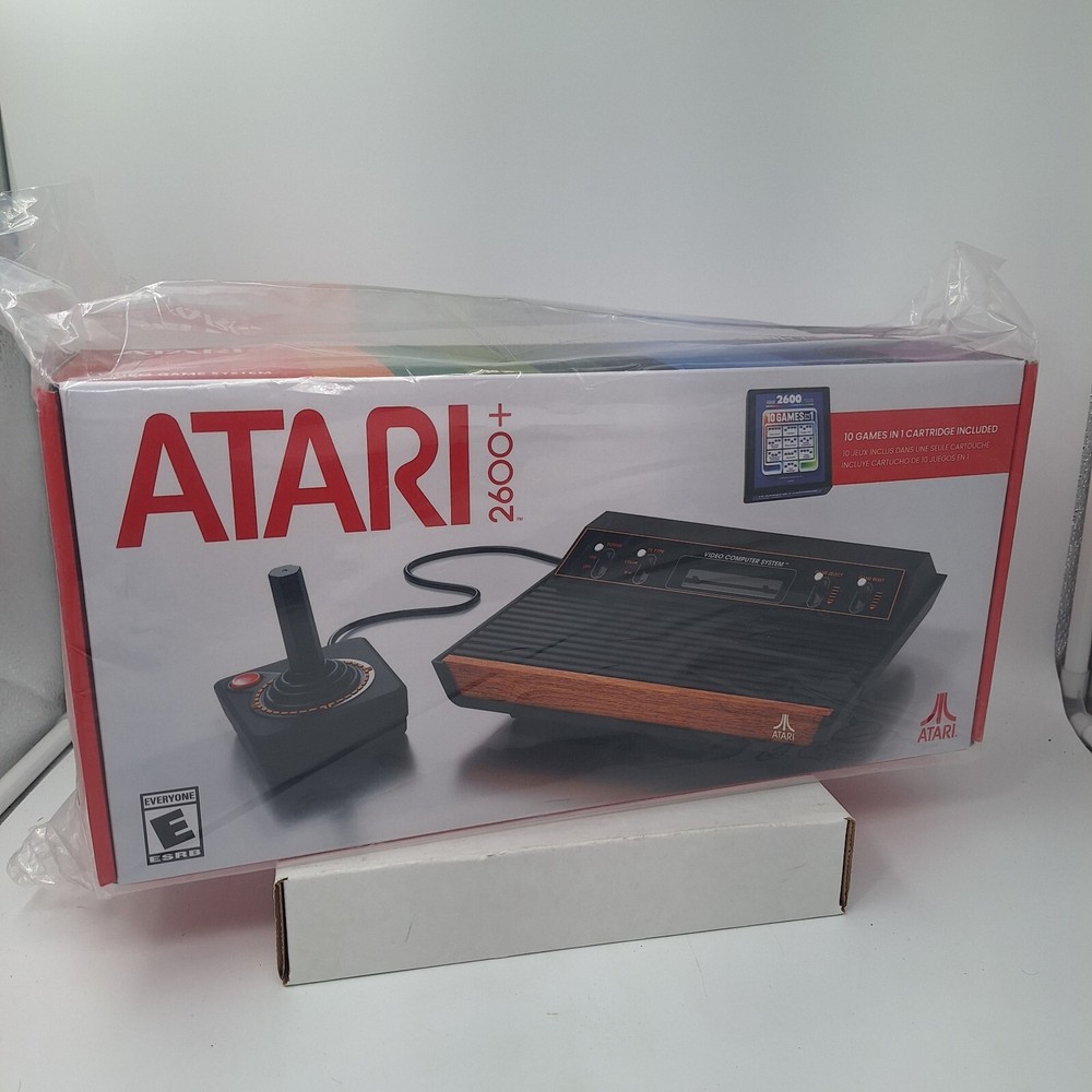 Atari 2600+ Plus Gaming Console. Includes 10 in 1 Game Cartridge of Classic