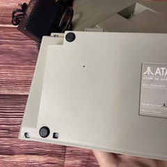 Atari XEGS Console, Keyboard Untested As-Is For Parts with Games And Manuals