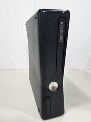 Microsoft Xbox 360 Only S Slim Black 250GB Console Only 1439 Reset Tested….