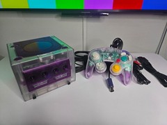 Nintendo GameCube Console NGC Console + Controller + Wires Bundle