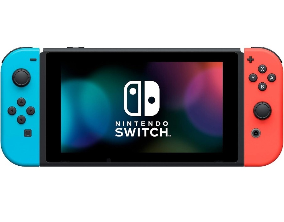 Nintendo Switch Console HAC-001 Bundle 2 Joycons, 1 Game, Ring, Original Package