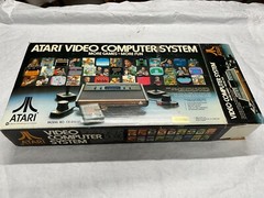 NOS 1982 ATARI VCS CX2600A 4 Switch Console System NEW Original Package OPEN BOX