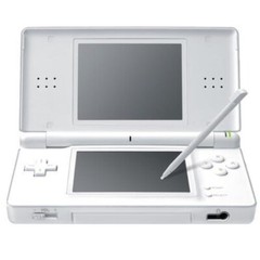 Nintendo DS Lite Rare Asian Release + Extra Battery! – Crystal White Color