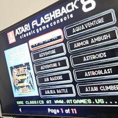 Atari Flashback Classic Game Console 2 Joysticks Power Cord A/V Tested Working