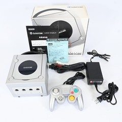 Nintendo GameCube DOL-001 Silver Console Boxed Controller Tested Working