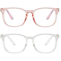 Blue Light Blocking Computer Glasses Anti Glare Reduce Eyestrain Eyeglasses for