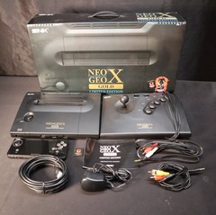 Neo Geo X Gold Limited Edition Console NG-001 Complete In Box CIB Tested
