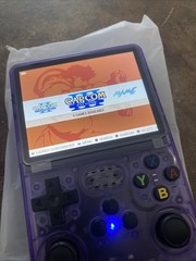 RK3326 Quad Core Handheld Game Console 128G With Built-in Games, Purple