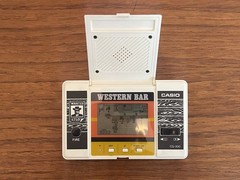 [TESTED & WORKING] 1984 WESTERN BAR CASIO GAME CG-300 Japan Hand-Held