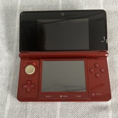 Nintendo 3DS Flame Red Console Handheld System Tested Working With Game