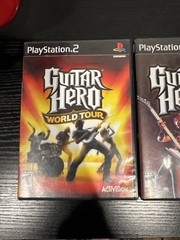 SONY Playstation2 PS2 Console With Box – Guitar Hero Bundle – Guitar+games
