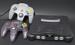 Nintendo N64 Console Bundle 2 Controllers Rumble Pack Memory Card Cables Tested